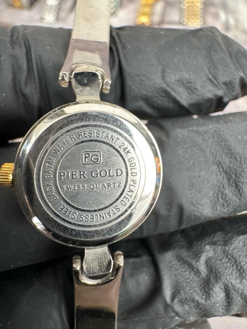Pier Gold 24K Altın Kaplama Swiss Vintage Kadın Saati (Sıfır) - 2