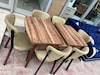 6 KİŞİLİK KELEBEK YEMEK MASASI TAKIMI - 2