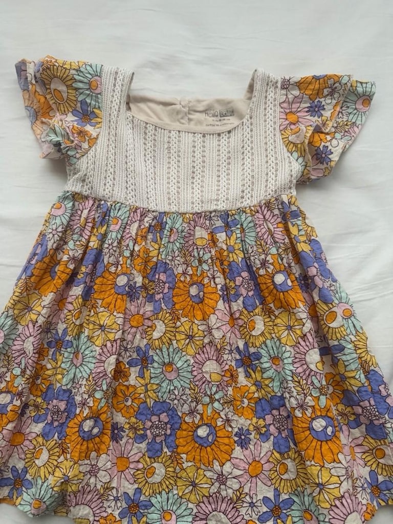 3 adet kız bebek elbisesi - 6