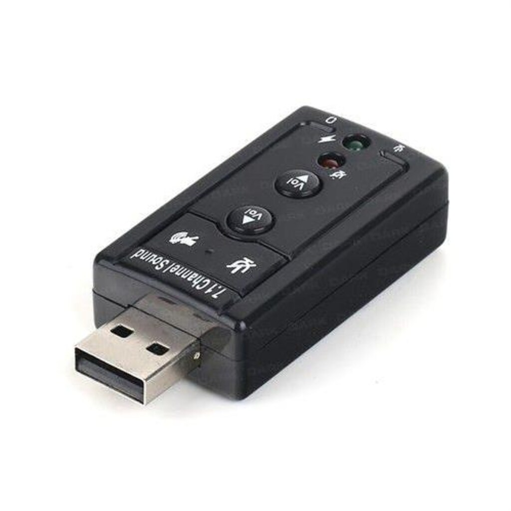 7.1 USB 3.5 mm Ses Kartı Mikrofon Kulaklık Harici - 2