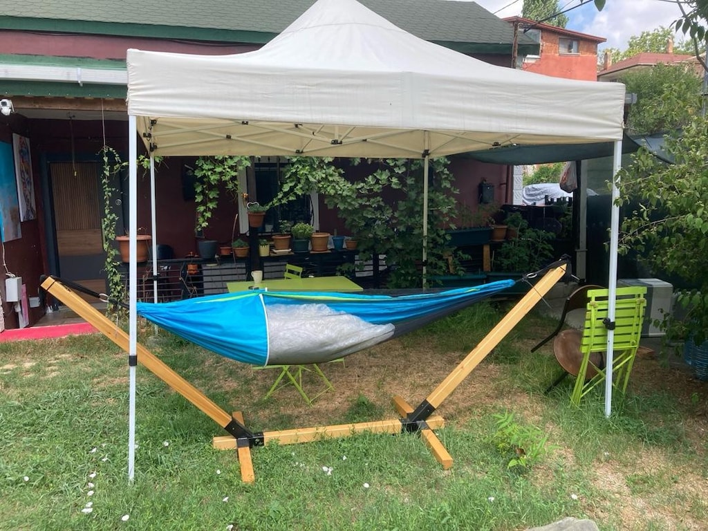 gazebo bej renk çadır şemsiye çardak - 5