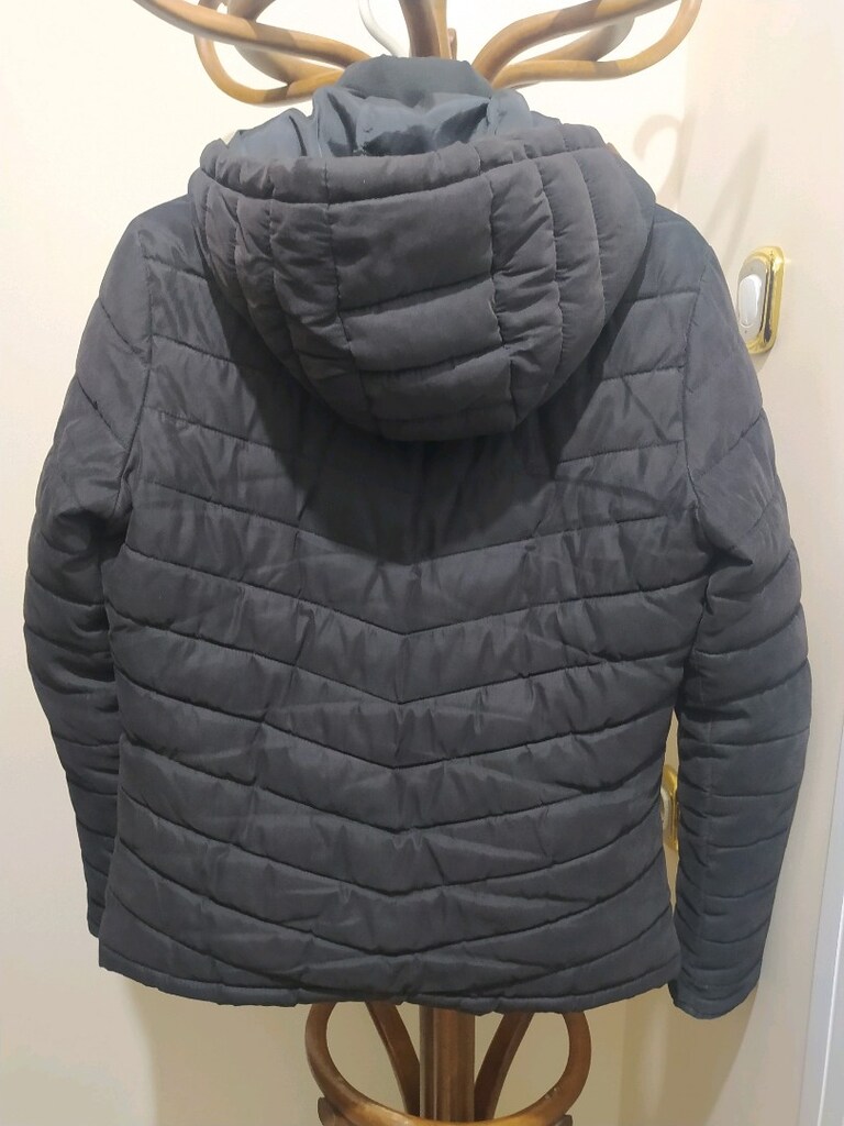 kadın siyah şişme mont - 4