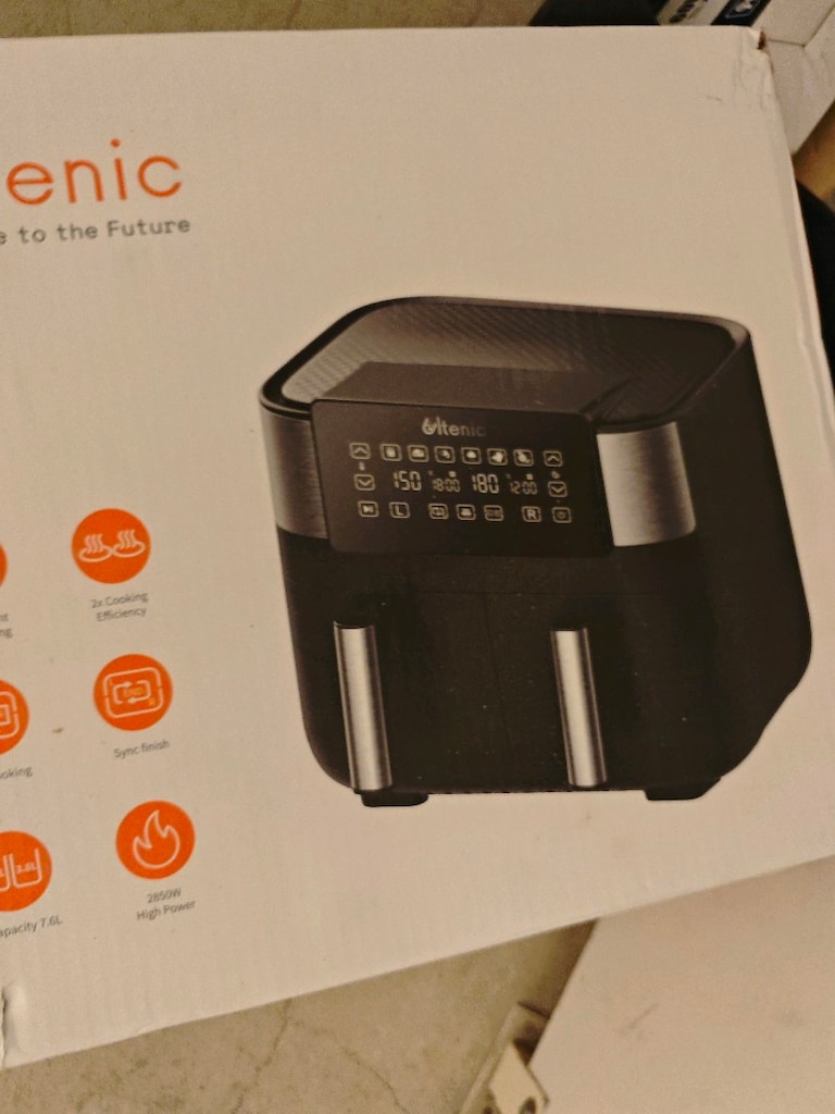 ultenic airfry çift bölmeli toplam airfryer - 3