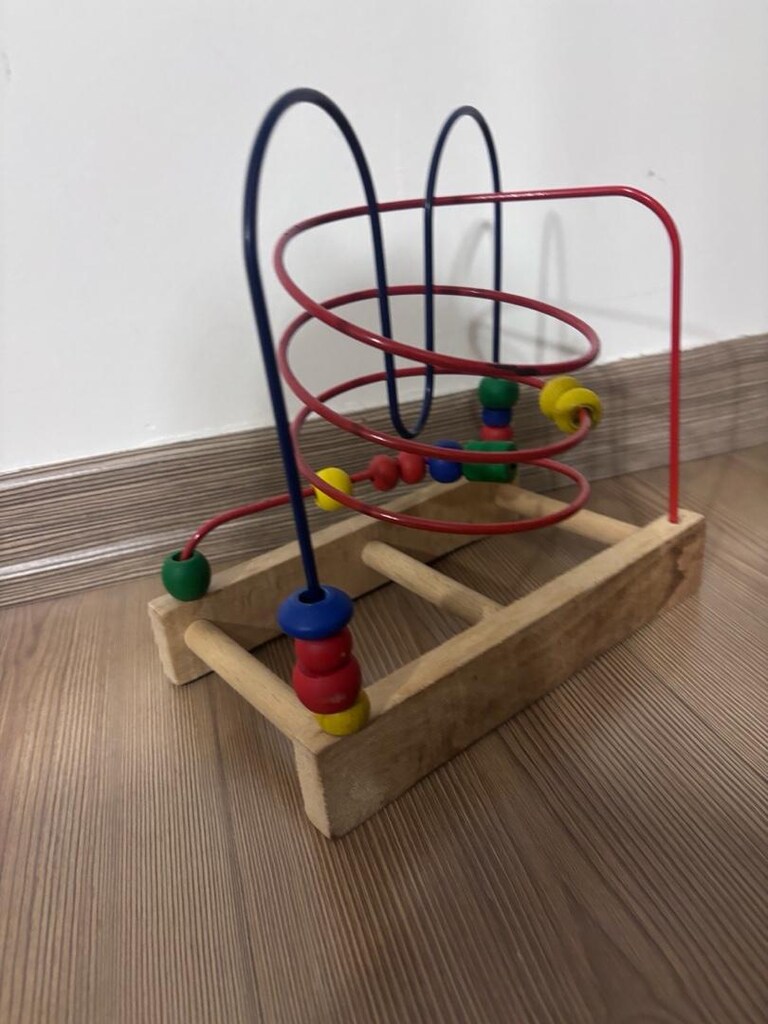 ahşap labirentli boncuk - 4