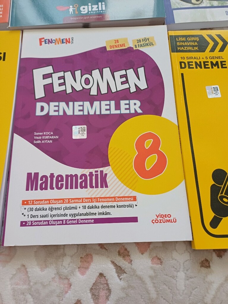 8. sınıf yardımcı kaynaklar matematik geometri paragraf ve deneme LGS - 3