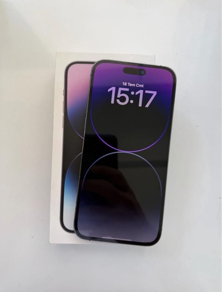 İPHONE 14PROMAX 256GB 10/10 HATASIZ FUL ORJİNAL PİL 100 - 2