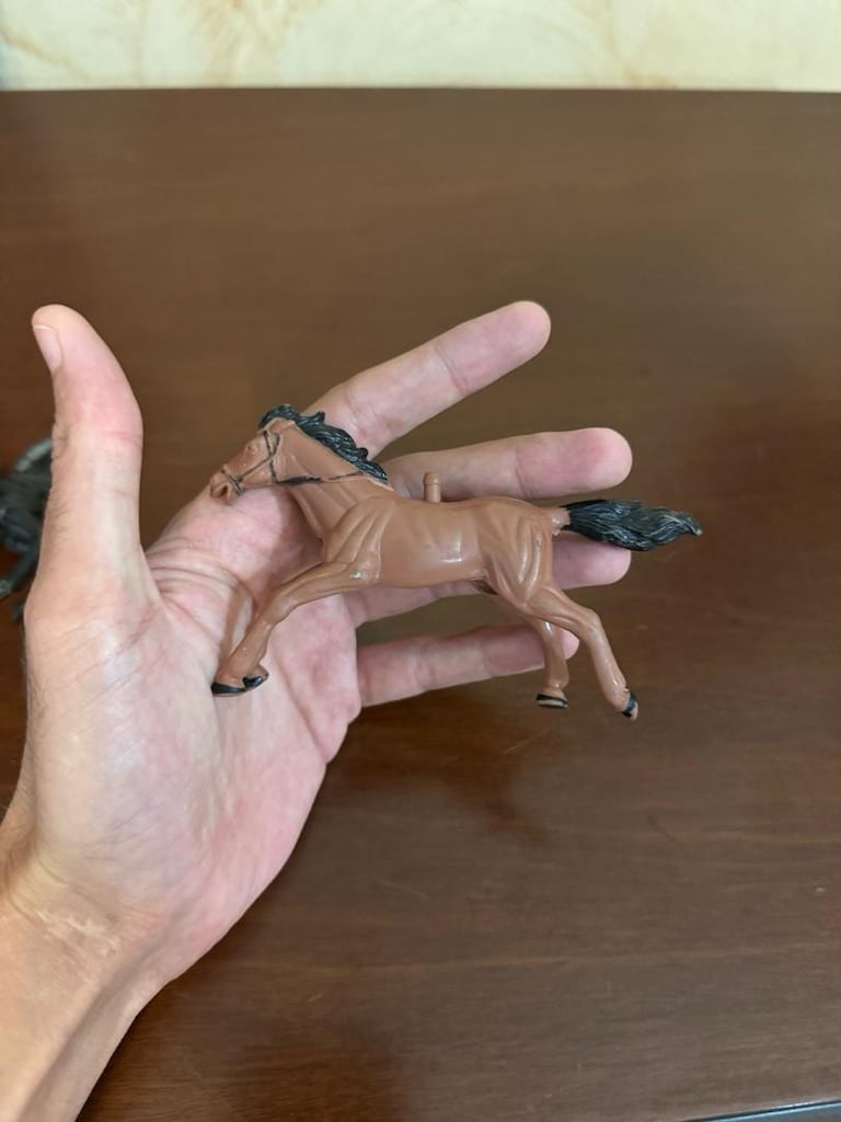 Eski Dönem Koleksiyonluk At Figür Oyuncakları Horse - 4