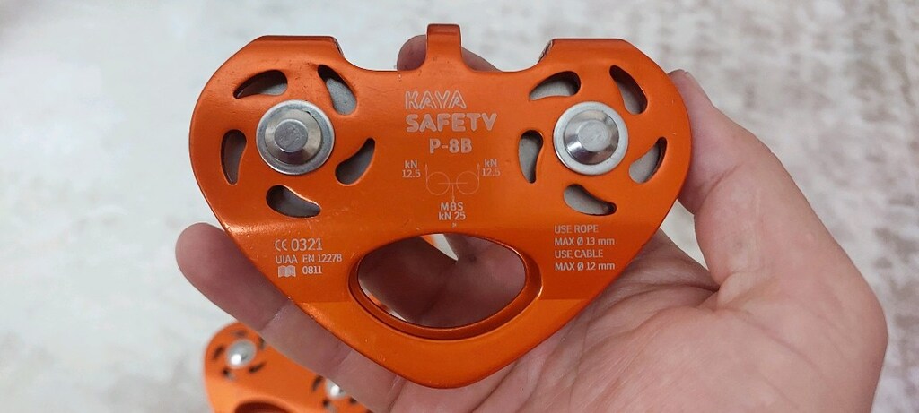 Kaya safety p-8b kasnaklı tandem makara - 4