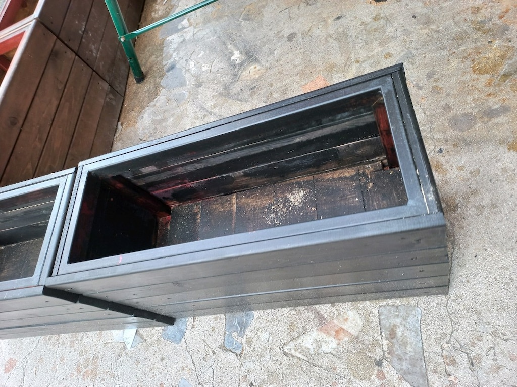 Ahşap Saksı Çift - 2