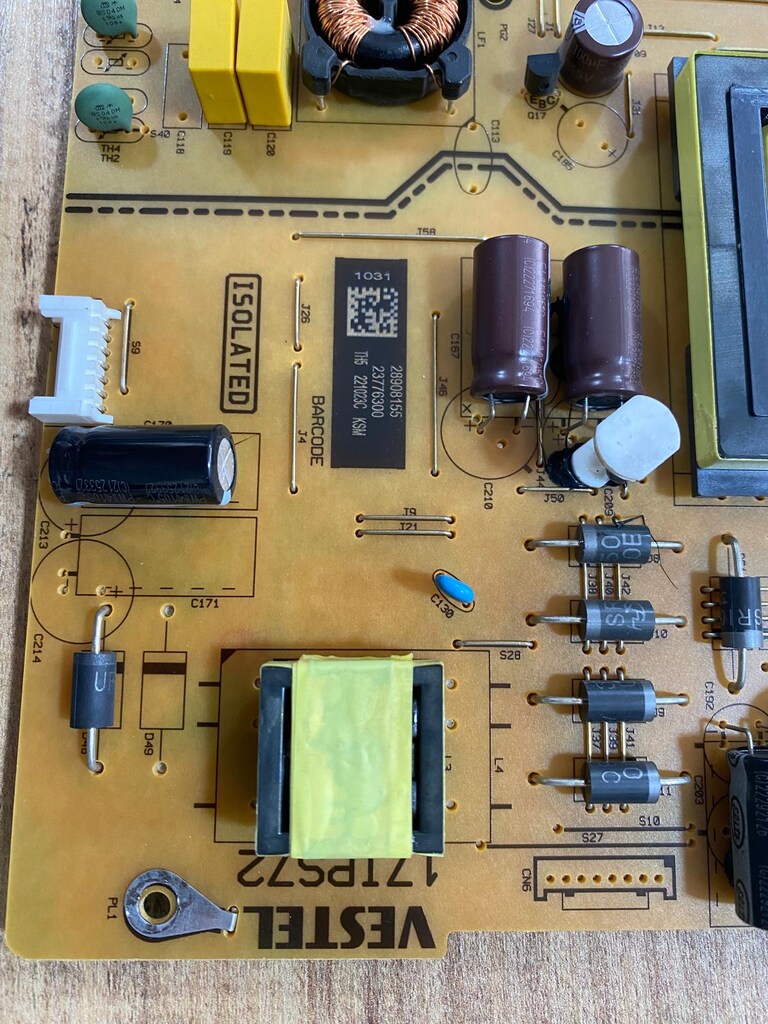 Vestel 17IPS72 28908155 Power Board LED TV Besleme Kartı - 3