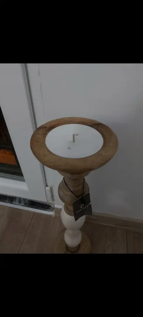 Porland Ahşap Şamdan.Fiyat Sondur - 2
