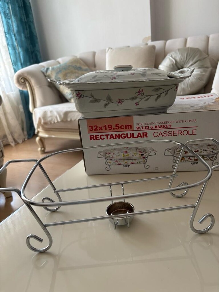 Isıtıcılı porselen tencere çeyiz - 3