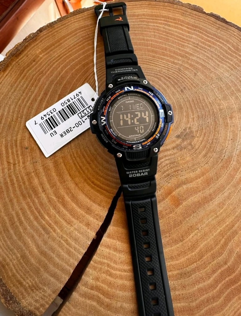 Orjinal Casio Sgw-100 Pusula/Termometre HATASIZ - 11