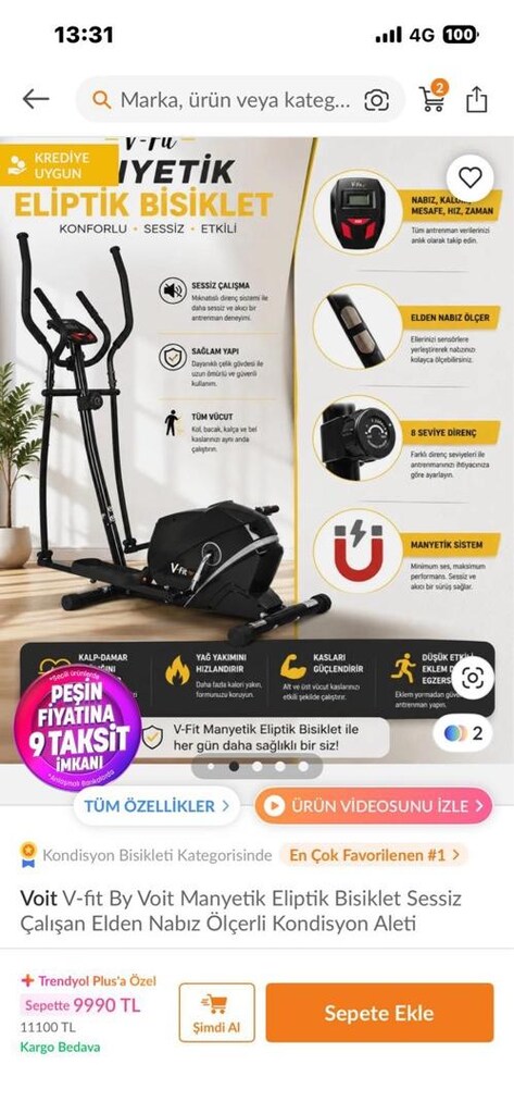 eliptik bisiklet - 6