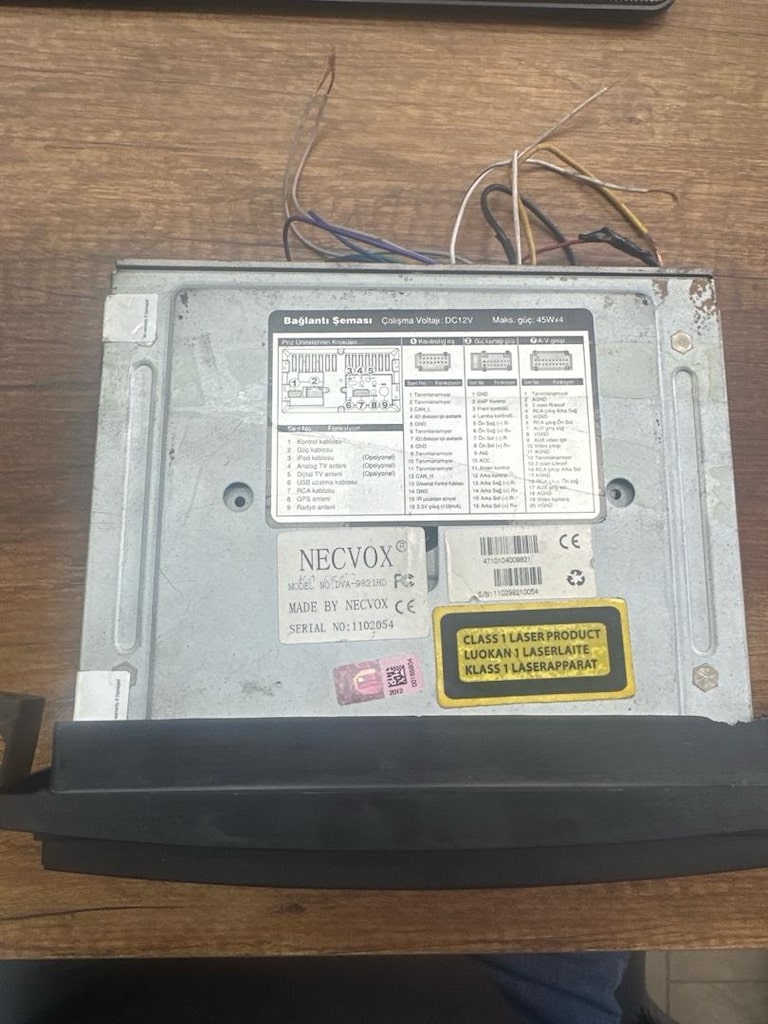 NECVOX DVA-9821HD Toyota Auris Uyumlu DVD GPS Multimedya Teyp - 2