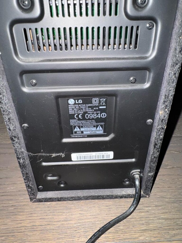 ACİL SATILIK !!! LG Subwoofer (Bass Hoparlör) Sıfıra Yakın - 4