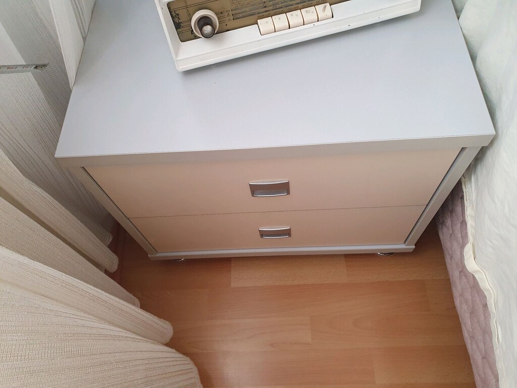 WELTEW MOBİLYA AYNALI ŞİFONYER VE 2 KOMİDİN HEPSİ TEK FİYAT - 11