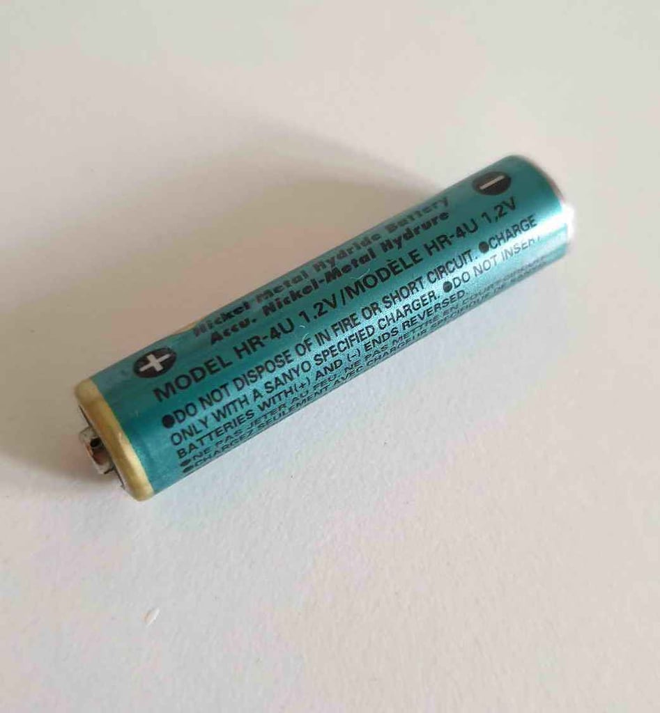 Sanyo 700 mah AAA ince kalem Şarjlı Pil - 3