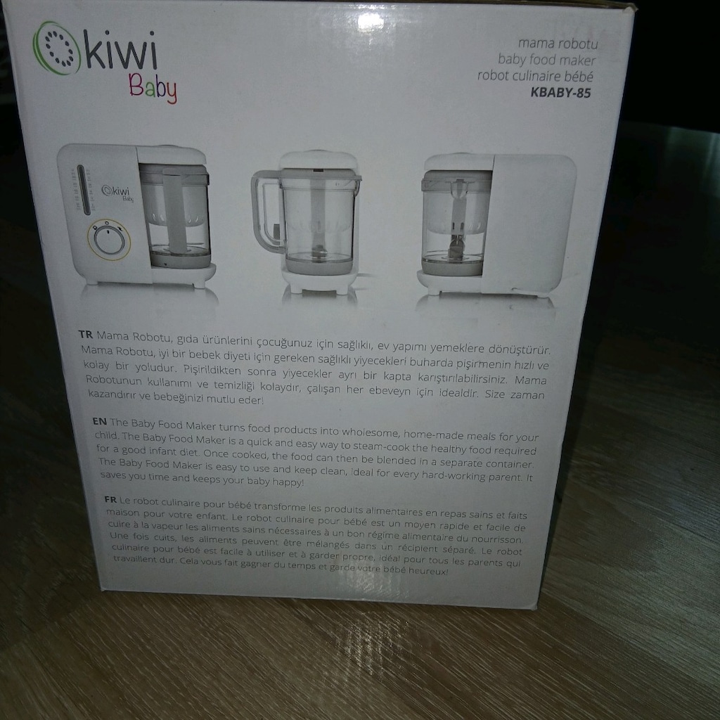 Kiwi Baby KBABY-85 MAMA ROBOTU Buharlı Pişirici ve Mama Hazırlayıcı - 3