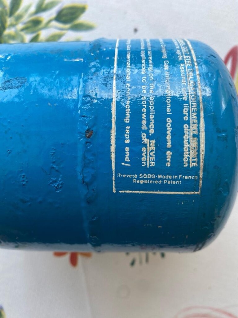 Camping Gaz 901 Kamp Tüpü Made in France – Yarı Dolu – Koleksiyonluk - 5