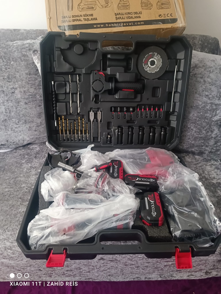 RETOOLS 120 NM MATKAP 800 NM TORKLU SOMUN SÖKMELİ YENİ SERİ 4LÜ SET - 9