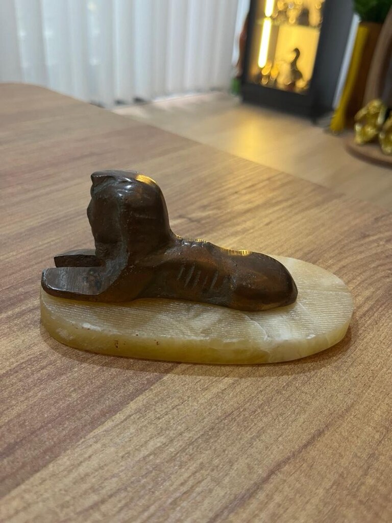 mısır esintili vintage SFENKS figürü - 2