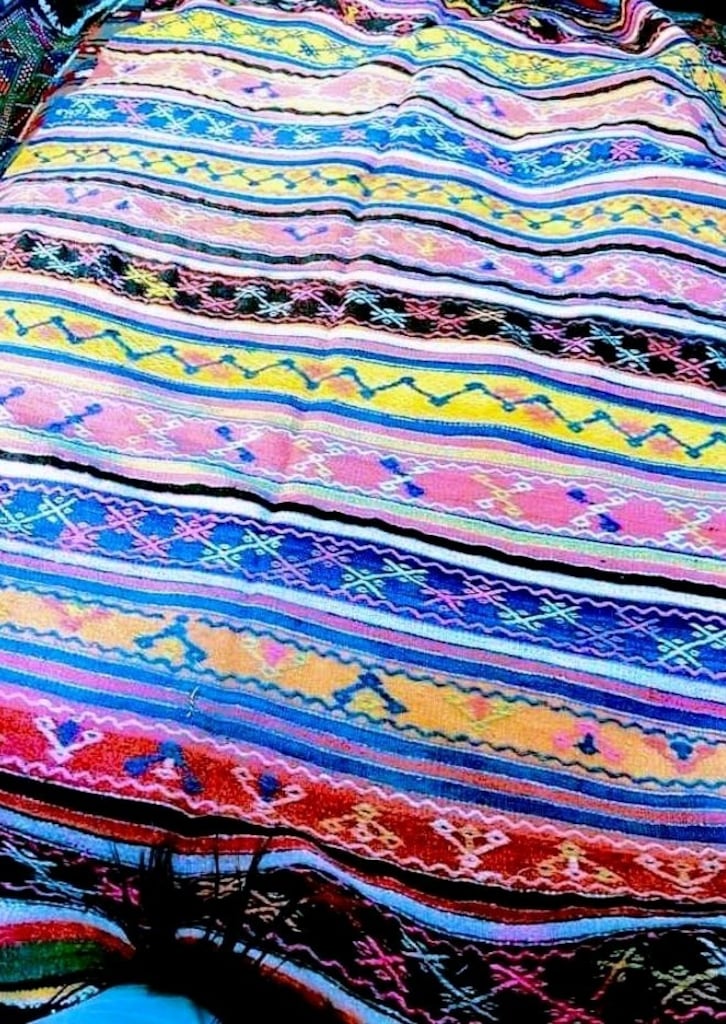 Antika Sivas el dokuma dekoratif vintage yöresel yün halı kilim - 3