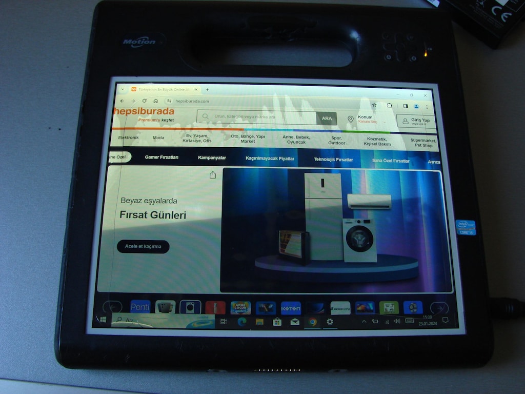 Motion MC-F5te Çok sağlam Taşınabilir Tablet Bilgisayar, i5 3.nesil - 4