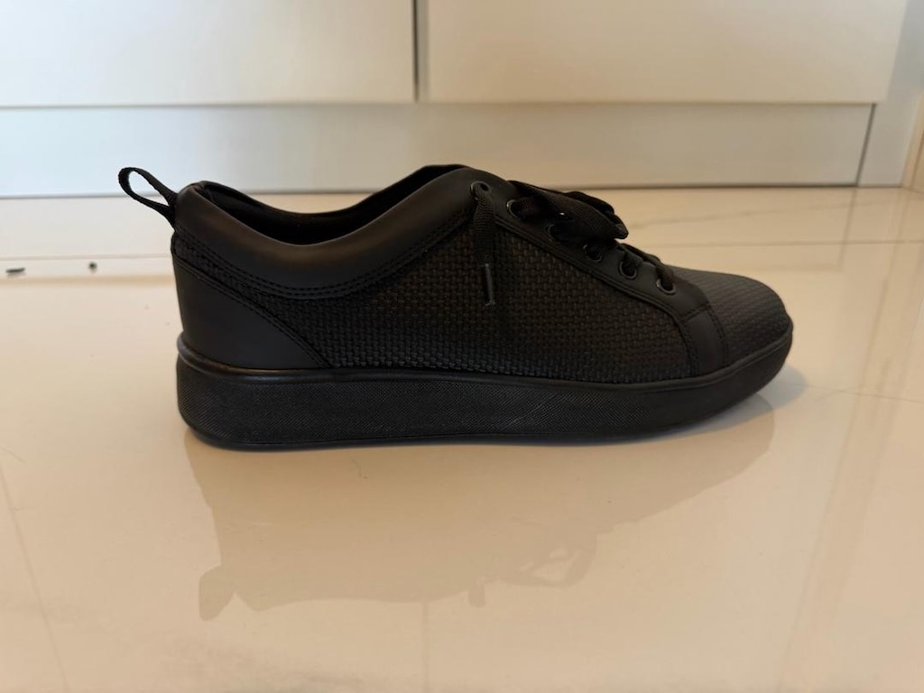Elle Siyah Renk Erkek Sneaker Spor Ayakkabı-Sıfır - 5