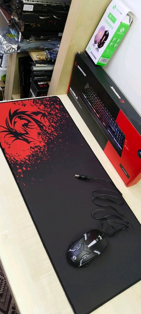 RAMPAGE KLAVYE+MOUSE PAD+MOUSE RGB - 9