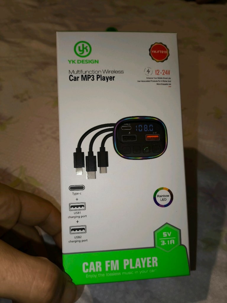 FM Transmitter / MP3 çalar ve şarj cihazı - 2