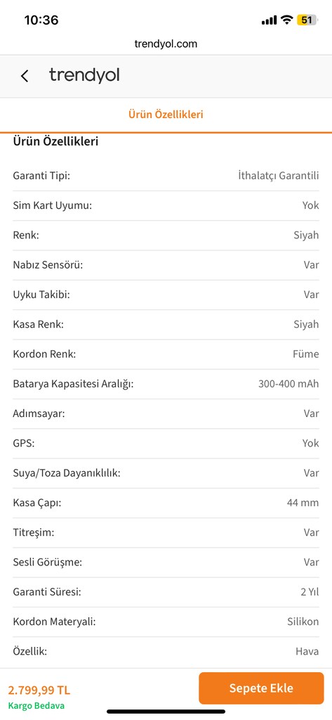 Ferro akıllı saat sıfır garantili kutulu çoğu özelliklere sahib - 11