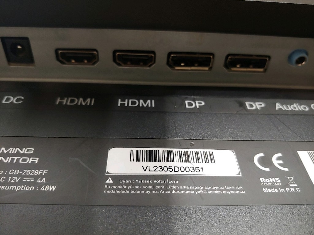 GAMEBOOSTER 24,5" GB-2528FF 0.5Ms 280Hz FULL - 8