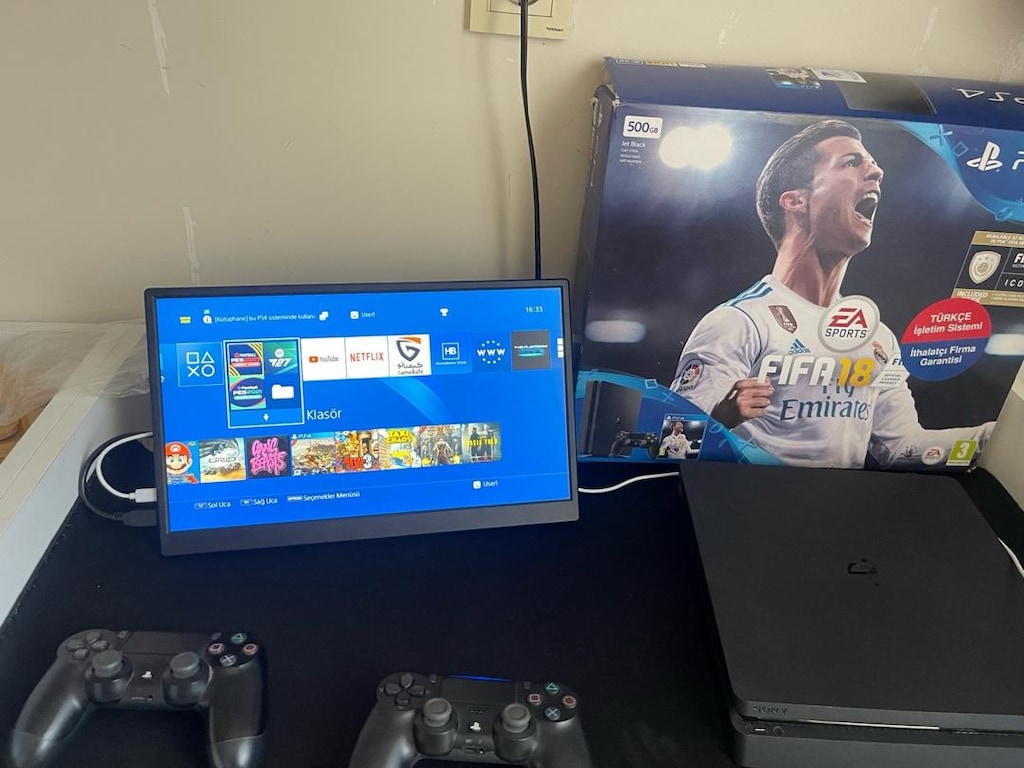 PLAYSTATİON 4 SLİM KIRIK 2KOL 20 OYUNLU ÜCRETSİZ OYUN YÜKLEME MAĞAZALI - 14