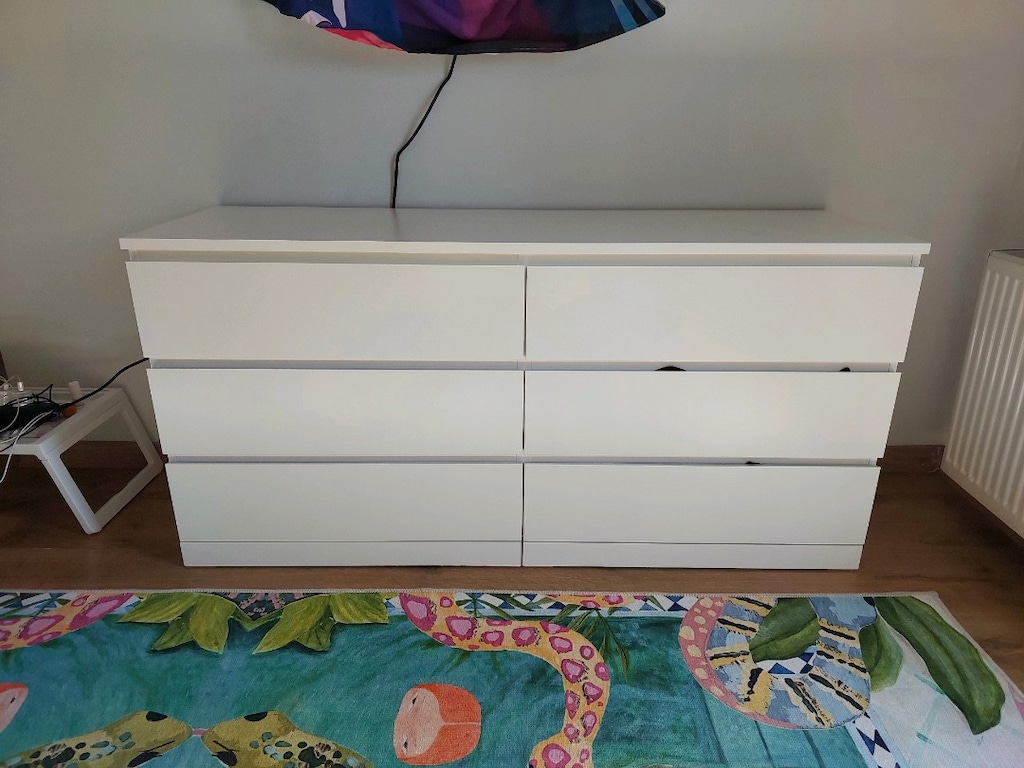 IKEA Malm 6 Çekmeceli Şifonyer Beyaz (160x78 cm) - Sıfır Ayarında - 3