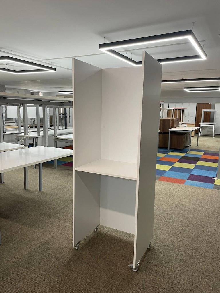 KLAS OFİS ÜSKÜDAR 60X180X50 BEYAZ KAPALI BOY KABİN - 3