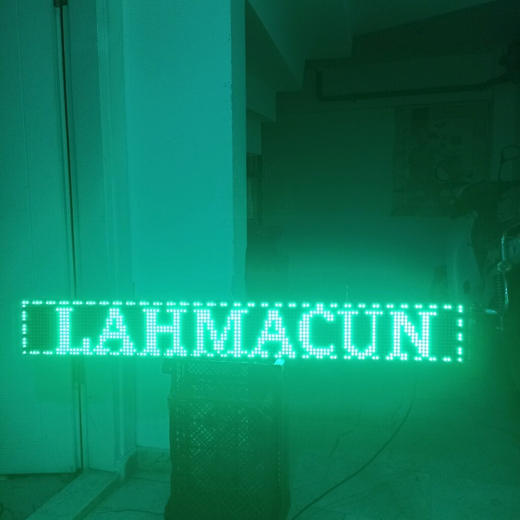 led tabela kayan yazı 16x128cm - 3