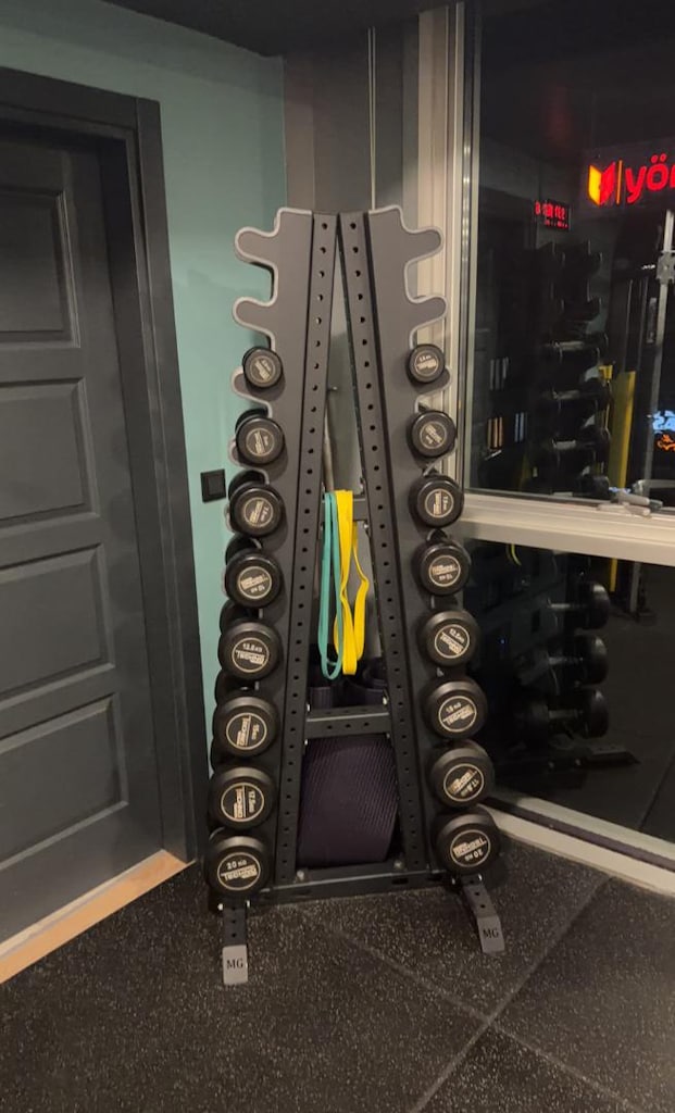 Dumbbell Rack 2.5 dan 20 kg çift - letgo'dan Sıfırından Uygun Fiyata Al
