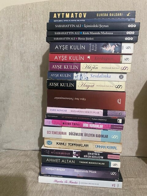 90 adet seçme kitap – T.Edebiyatı, D. Klasikleri, Felsefe, Kişisel Gel