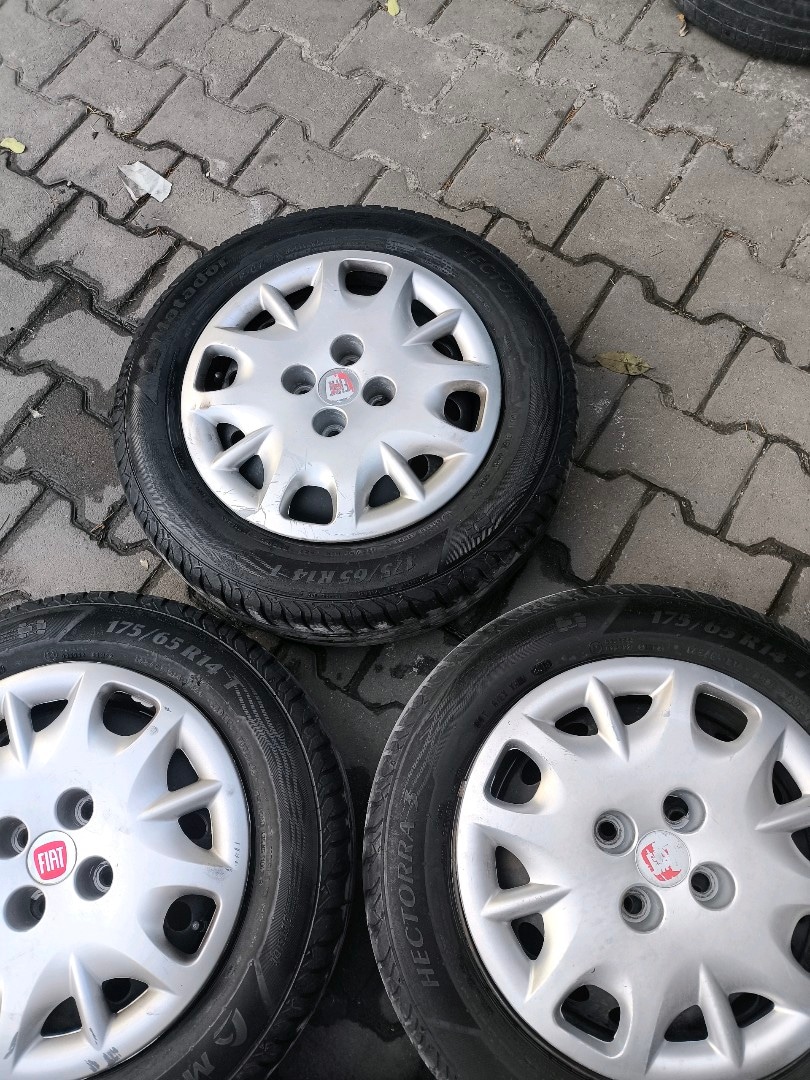 14" TENEKE JANT LASTİK KAPAK TAKIM 4*100 - 4