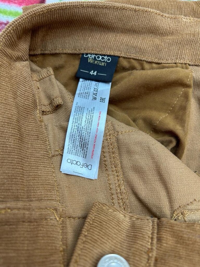 Xl beden kadın kadıfe pantolonu düz paça - 3