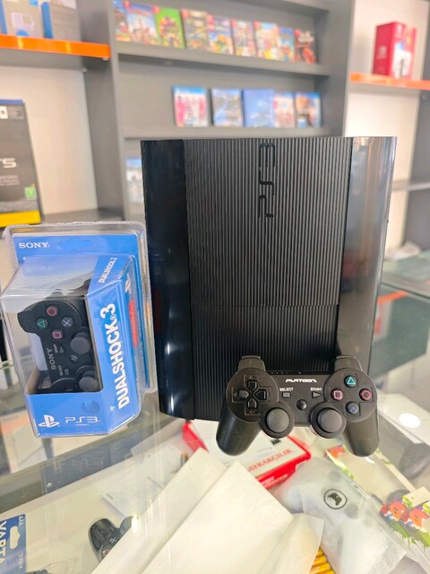 PS3 SÜPER SLİM 500 GB 60 OYUN YUKLÜ 2 ADET KOL TERTEMİZ SORUNSUZ