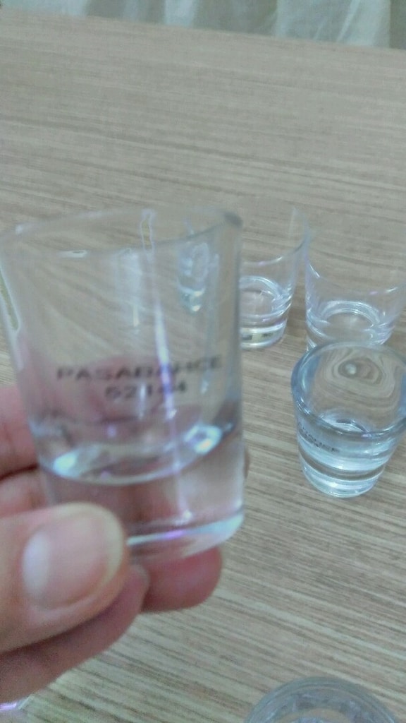 Paşabahçe marka çeşitli ebatlarda küçük boy zemzem bardağı, 6 adet - 9