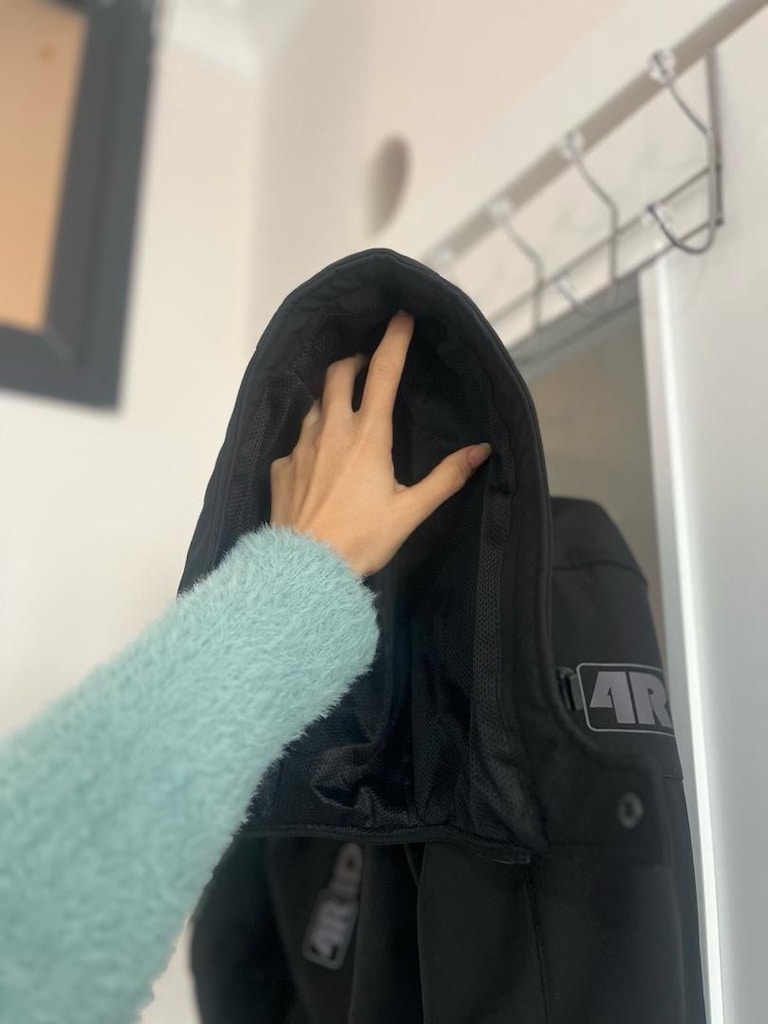 4Riders Rex Pro Korumalı Softshell Motosiklet Montu Siyah - 8