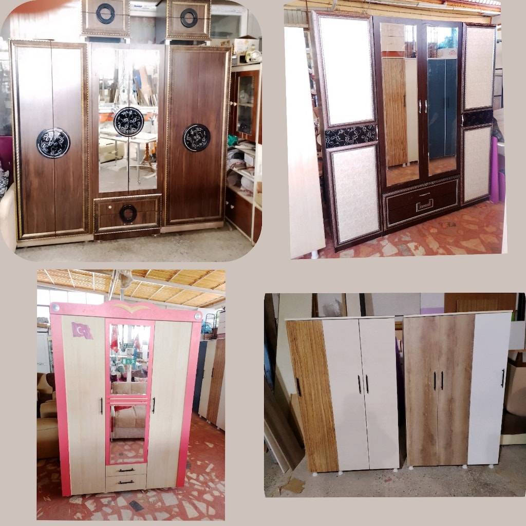 Komple Yenilenmiş Uygun Fiyatlı Kıyafet Dolapları/ Gardıroplar - 11