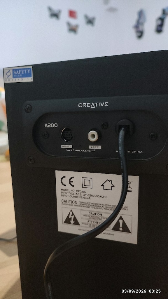CREATİVE A200 2.1 SES SİSTEMİ - 5