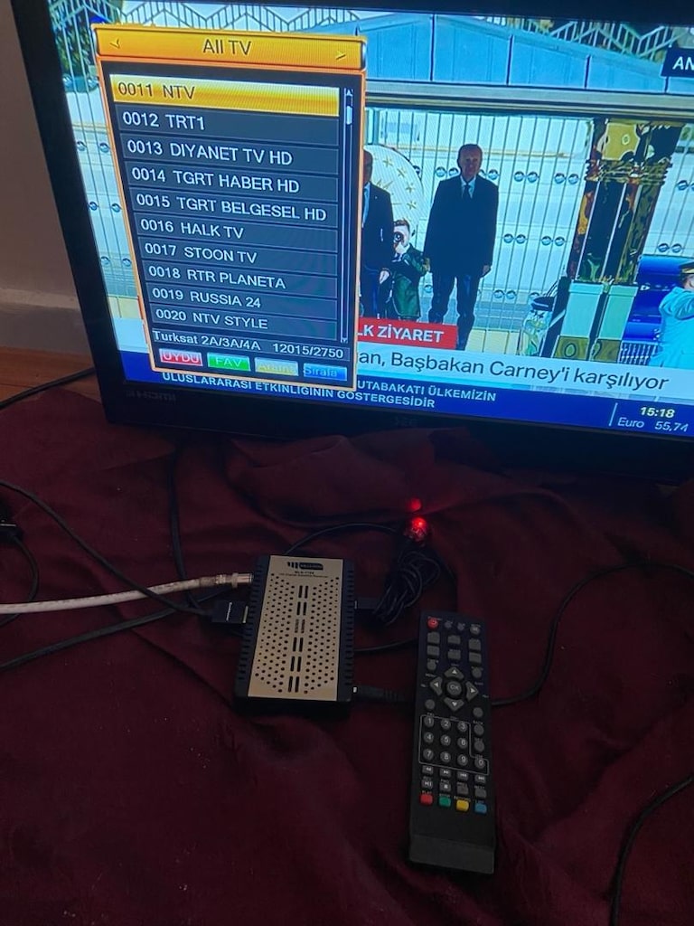 milenyum mln 7700 bütün kanallar yüklü full HD mini uydu alıcı - 5