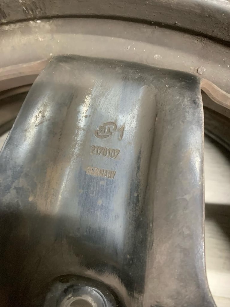 17 inç 5x105 Opel orjinal teneke jant lastik takımı - 14