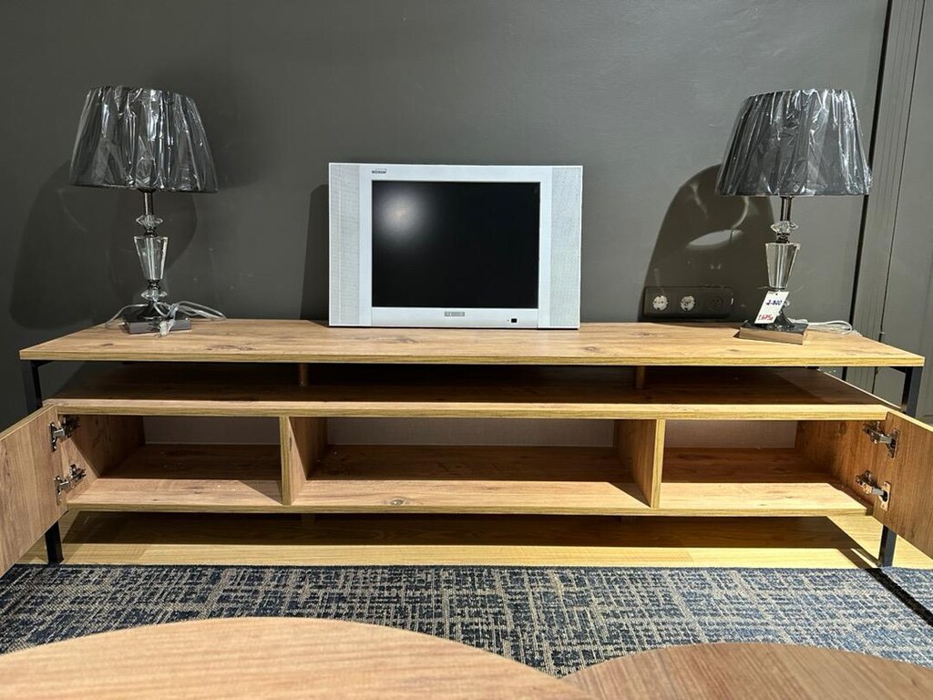 Sıfır.. Masif Mdf Ahşap Cool Tv Ünitesi - 6