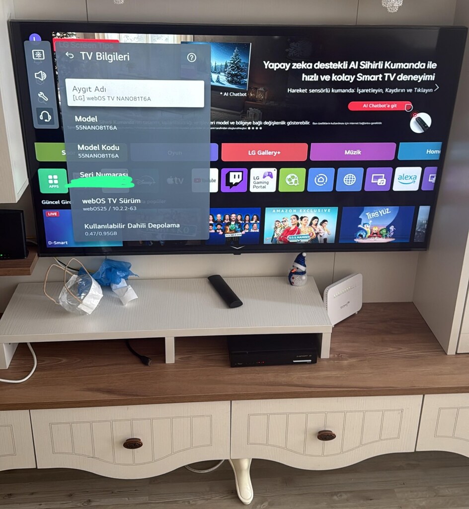55 inç (140 cm) 4K Ultra HD LG NanoCell televizyon - 6